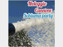 Schiuma party - noleggio cannone spara schiuma 